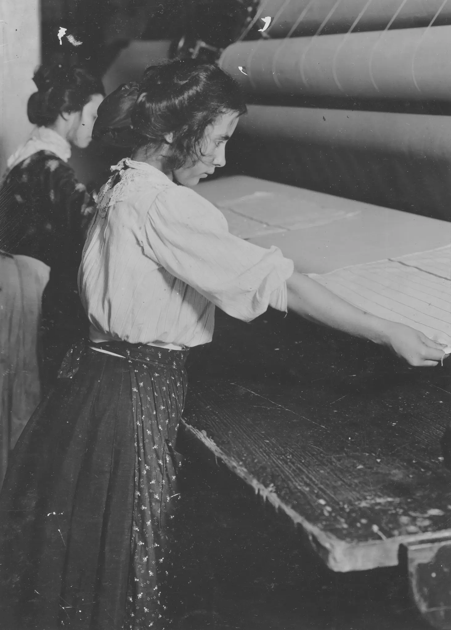 Fotografia de uma mulher trabalhadora.